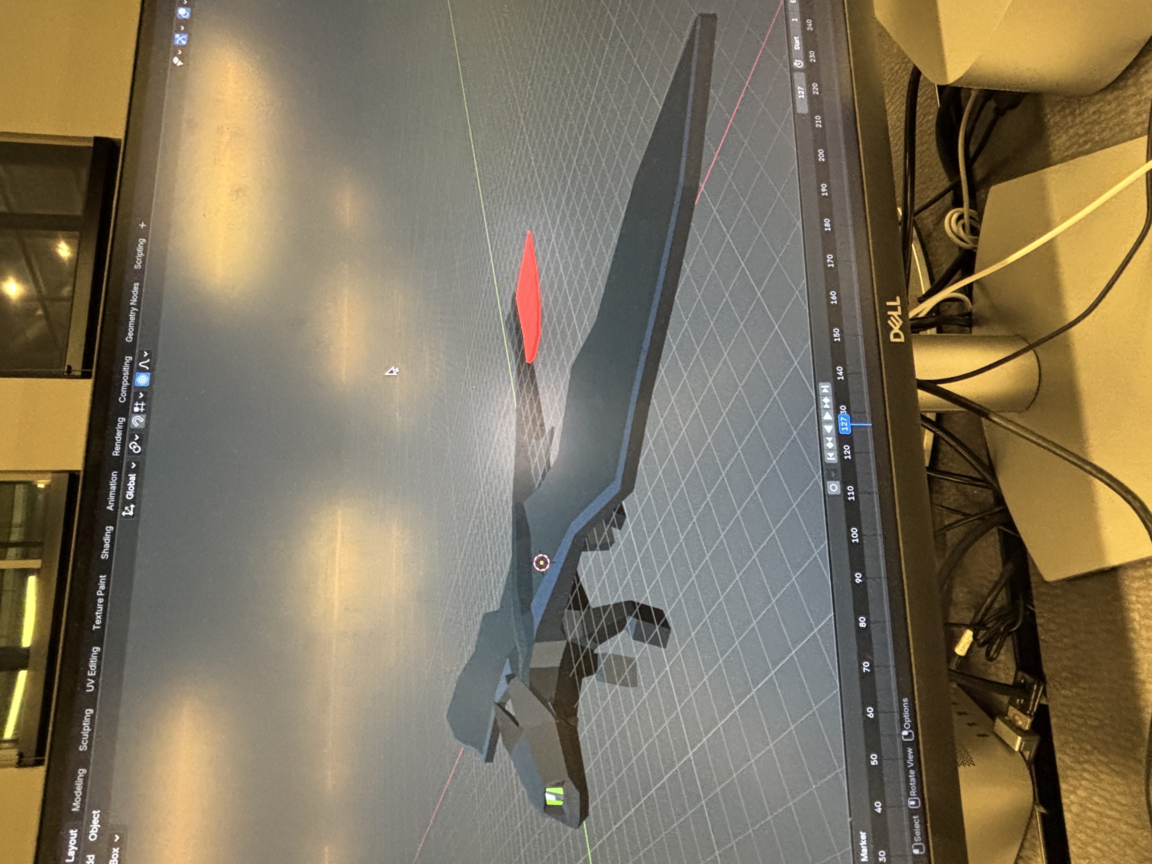 Low-poly Toothless 3D model
